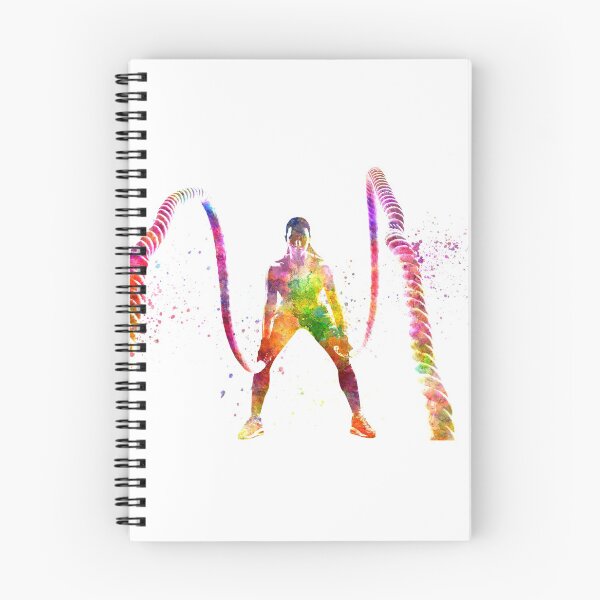 Item preview, Fitness exercise in watercolor designed and sold by paulrommer.