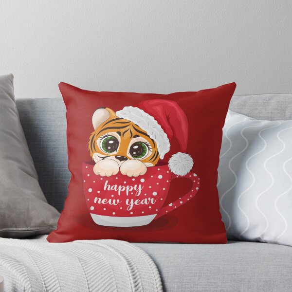 Item preview, Santa Cute cat / Marry Christmas / Happy new Year designed and sold by ArtistsinAction.