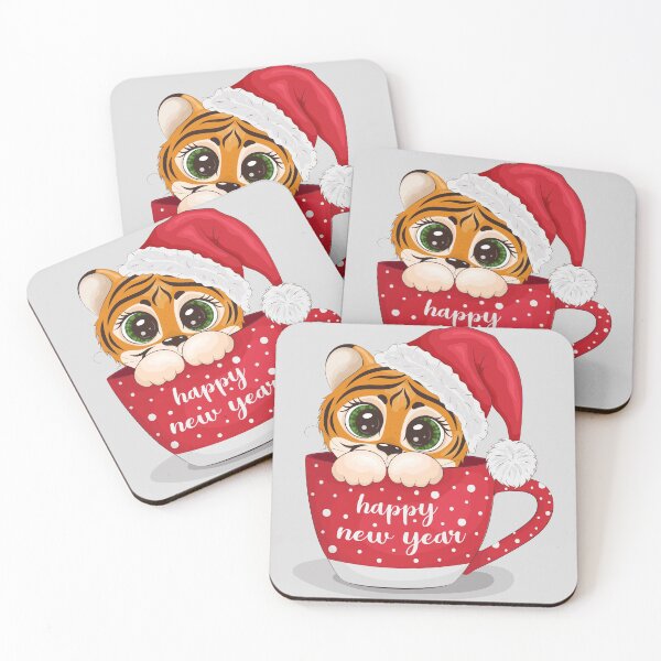 Item preview, Santa Cute cat / Marry Christmas / Happy new Year designed and sold by ArtistsinAction.