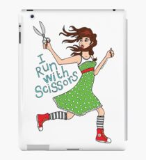 Ich laufe mit einer Schere iPad-Hülle & Klebefolie