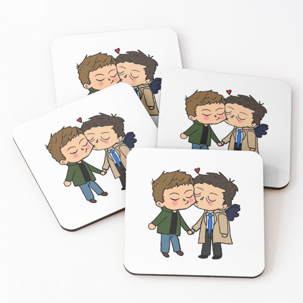 Item preview, Chibi Destiel Kiss designed and sold by M-O-E-M.
