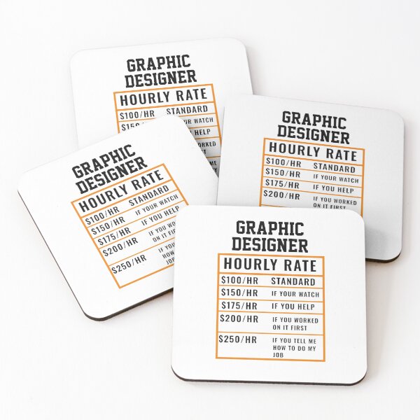 Item preview, Graphic Designer Hourly Rate designed and sold by Yay Design.