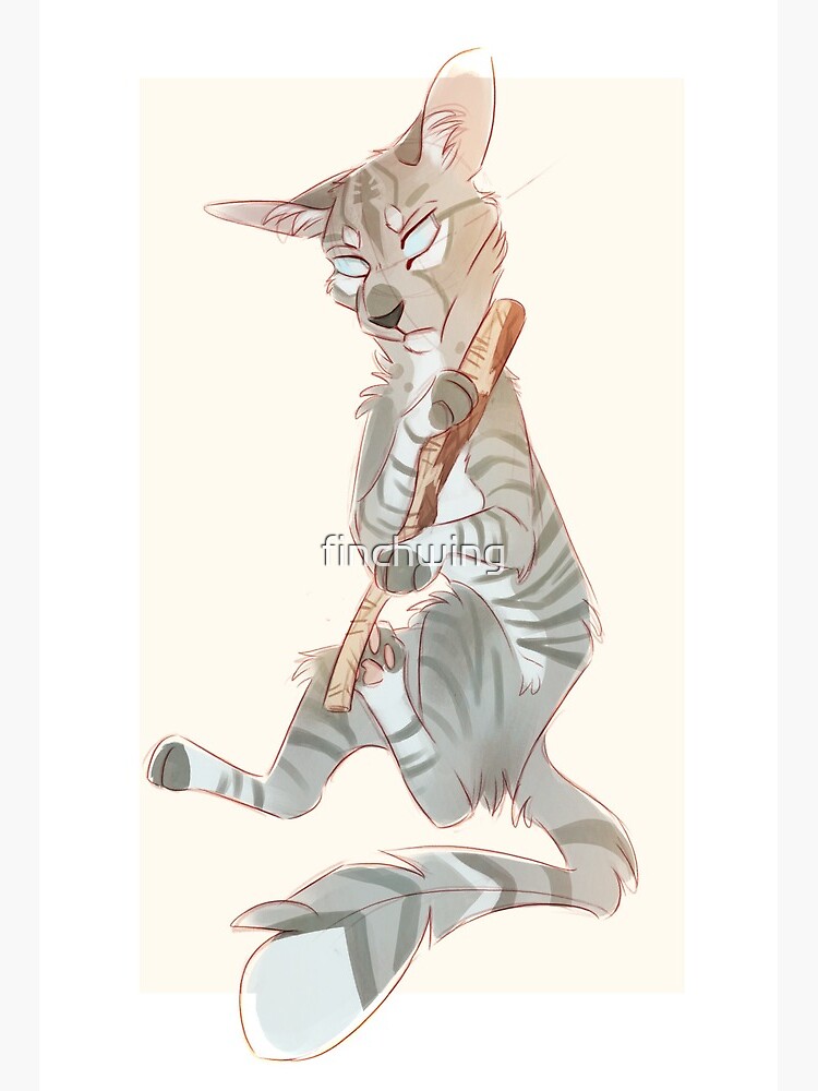 Warrior Cats - Jayfeather Art Board Print for Sale by HGBCO