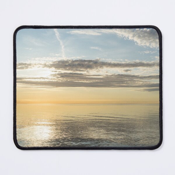 Item preview, Luminescent Splendor - Glorious Aqua Blue White and Yellow Waterscape designed and sold by Georgia Mizuleva.