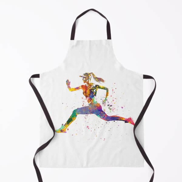Item preview, Female runner in watercolor designed and sold by paulrommer.