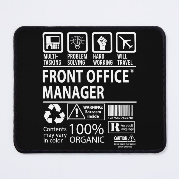 Item preview, Front Office Manager T Shirt - MultiTasking Certified Job Gift Item Tee designed and sold by killingworthhi.