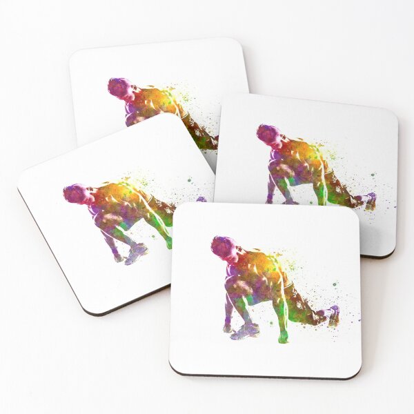 Item preview,  Fitness exercise in watercolor designed and sold by paulrommer.