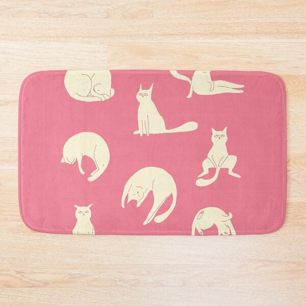 Item preview, Cat poses in pink palette designed and sold by Aidi Riera.