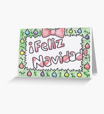 "Feliz Navidad" Christmas Card Greeting Card