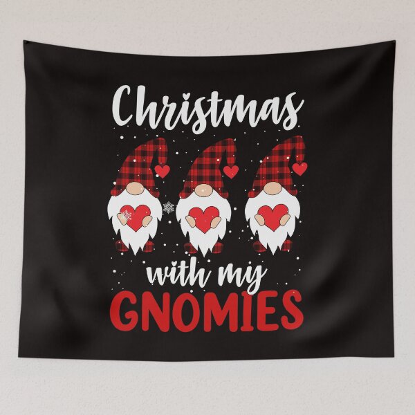 Item preview, Navidad con mis Gnomies designed and sold by nobrandprints.