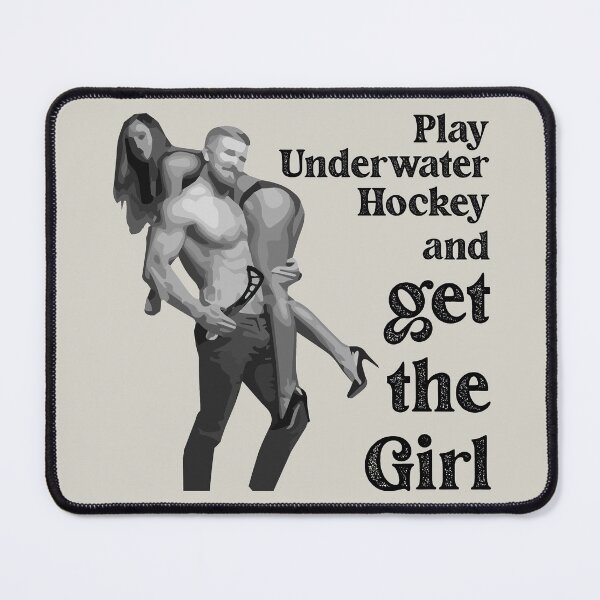 Item preview, Play Underwater Hockey and Get the Girl designed and sold by UWH-Designs.
