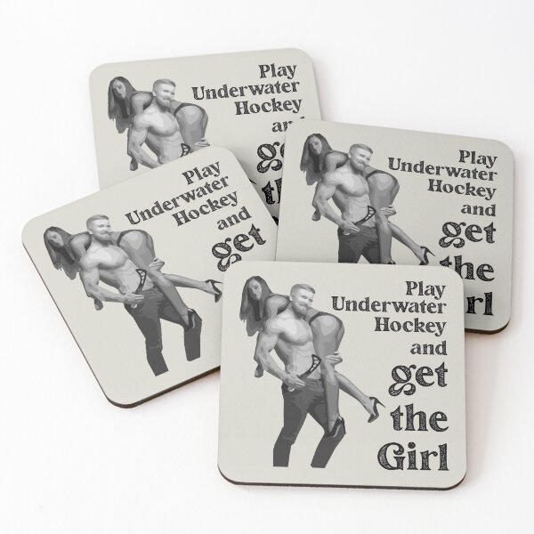 Item preview, Play Underwater Hockey and Get the Girl designed and sold by UWH-Designs.