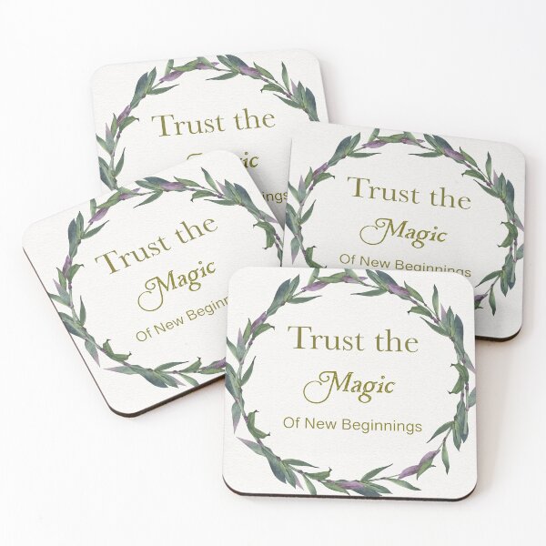 Item preview, Trust The Magic of new Beginnings  designed and sold by Elena Statham.