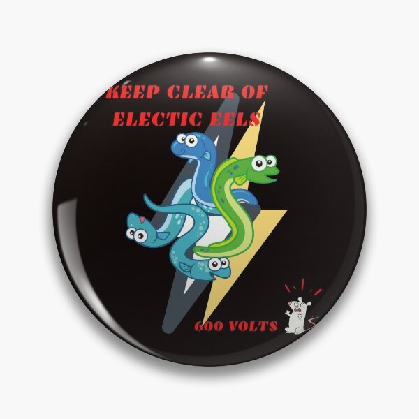 Electric Eel Pins and Buttons for Sale | Redbubble