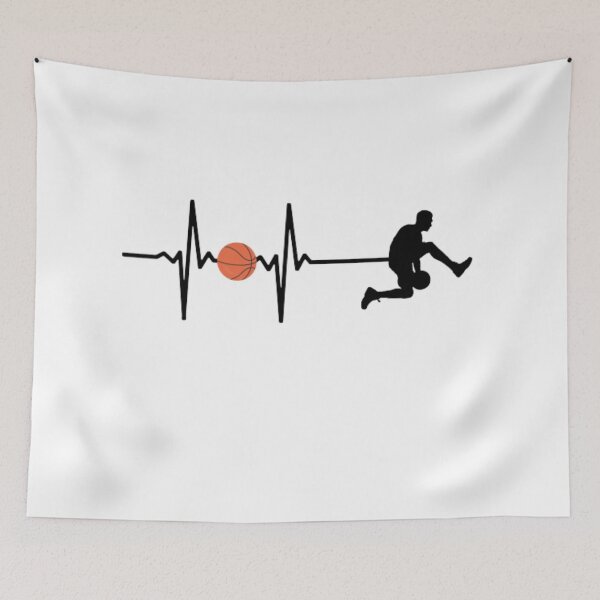 Item preview, Basketball Pulse Heartbeat  designed and sold by ThePrintCrafty.