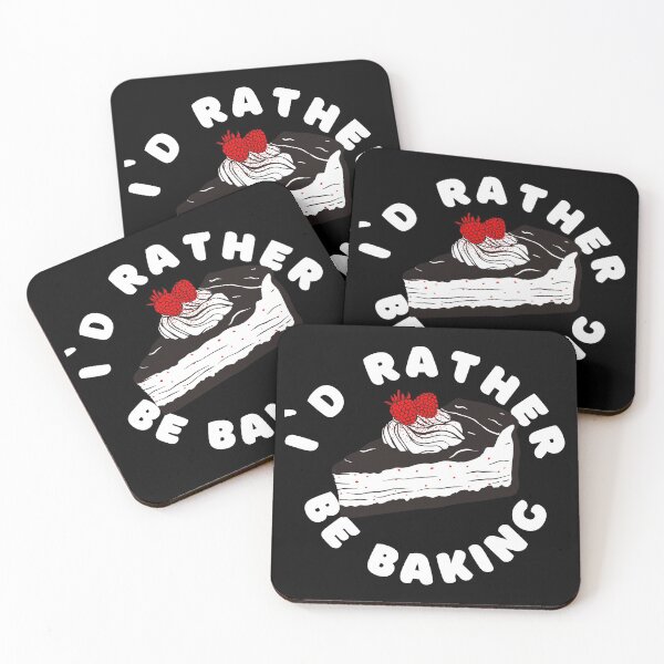 Item preview, Great British Bake Off Quote I'd Rather Be Baking designed and sold by Dynamic-Design.