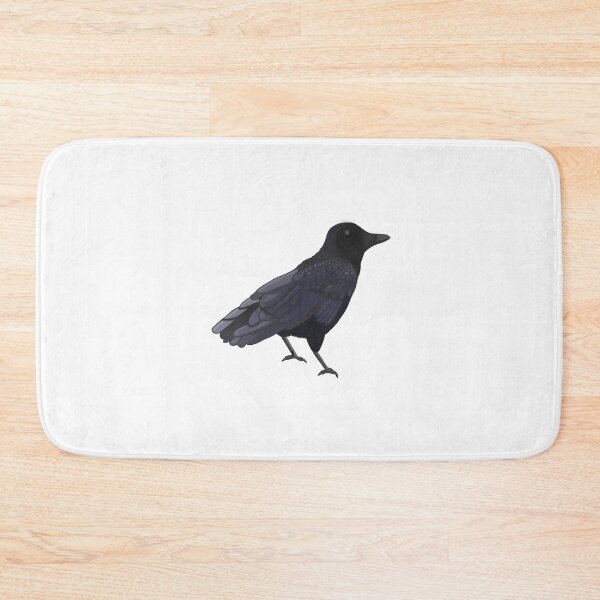Item preview, Crow on white designed and sold by Encie-Designs.