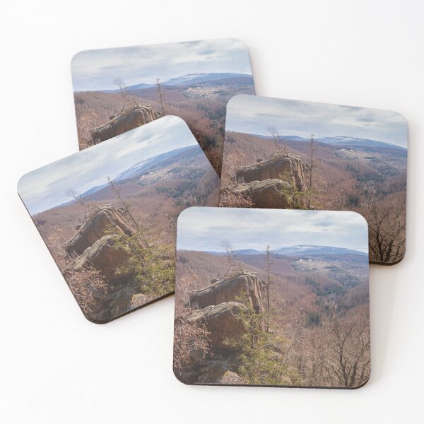 Item preview, Rabenklippe, Brocken, forest, Harz, winter, cliff designed and sold by Torsten  Krüger.