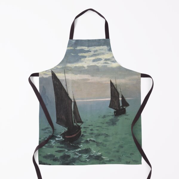 Item preview, Fishing Boats at Sea-Claude Monet designed and sold by LumiereSasha.