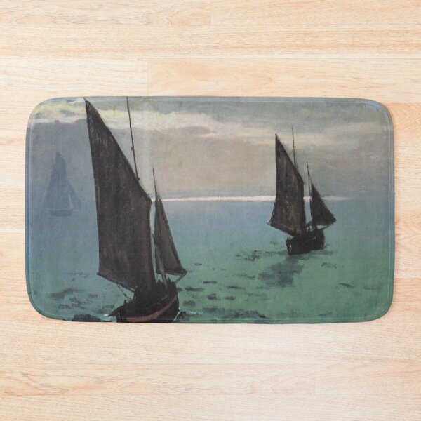 Item preview, Fishing Boats at Sea-Claude Monet designed and sold by LumiereSasha.
