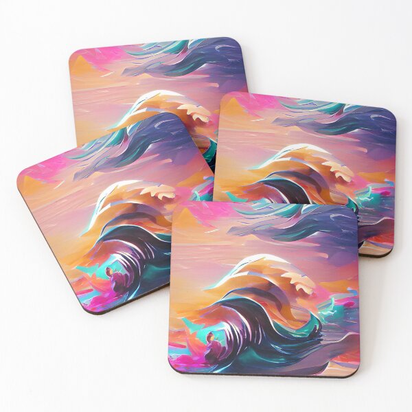 Item preview, Wave, Artificial Intelligence, Art, AI Generated designed and sold by lavalova.