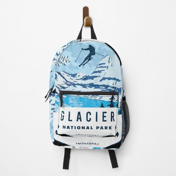 Item preview, Ski Glacier National Park Montana designed and sold by JordanHolmes.