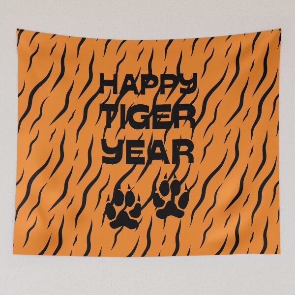 Item preview, Happy Tiger Year Tiger Stripes designed and sold by trendingatees.