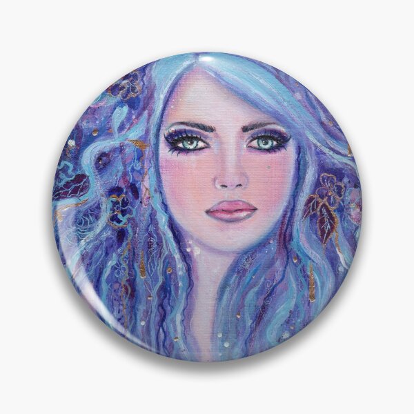 Item preview, Violet fantasy art portrait by Renee Lavoie designed and sold by Renee Lavoie.