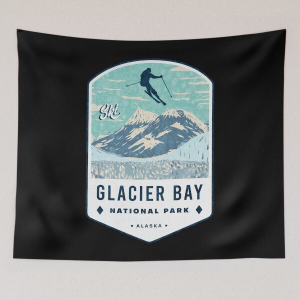 Item preview, Ski Glacier Bay National Park Alaska designed and sold by JordanHolmes.