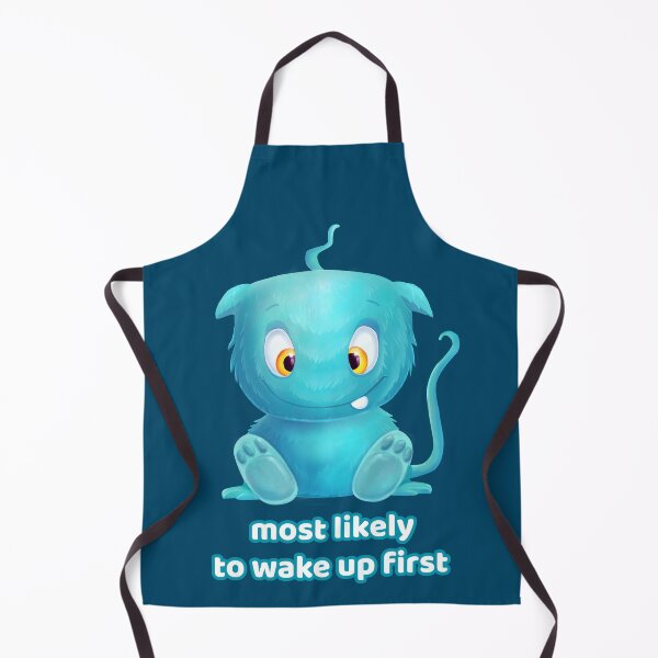 Item preview, Most Likely To Wake Up First. Cute Little Monster designed and sold by Rebel-Design.