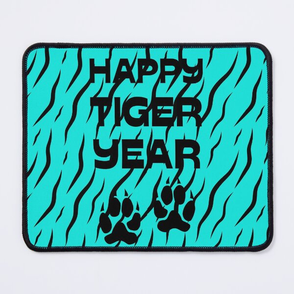 Item preview, Happy Tiger Year Blue Tiger Skin designed and sold by trendingatees.