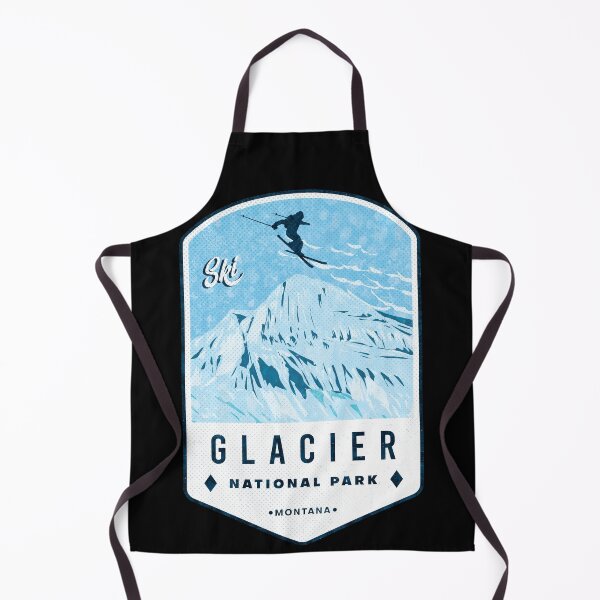 Item preview, Ski Glacier National Park Montana designed and sold by JordanHolmes.
