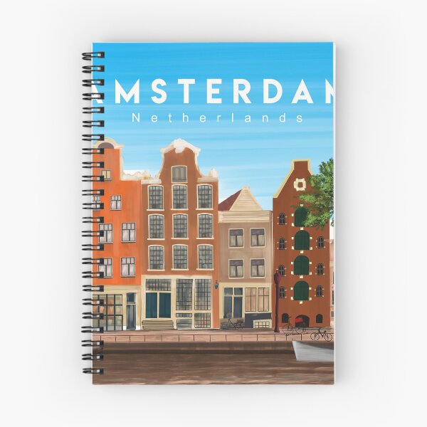 Item preview, Amsterdam Vintage travel poster designed and sold by Arctic frame studio.