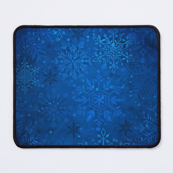 Item preview, Blue Snowflake Splash Pattern designed and sold by DoggoTankDesign.