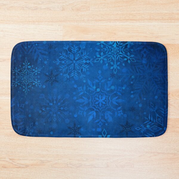 Item preview, Blue Snowflake Splash Pattern designed and sold by DoggoTankDesign.