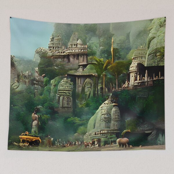 Item preview, The Mystical Civilisation | Artworks | Fantasy | Prints designed and sold by secludedartwork.
