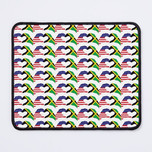 Item preview, We Heart USA & Jamaica Patriot Flag Series designed and sold by Carbon-Fibre Media.