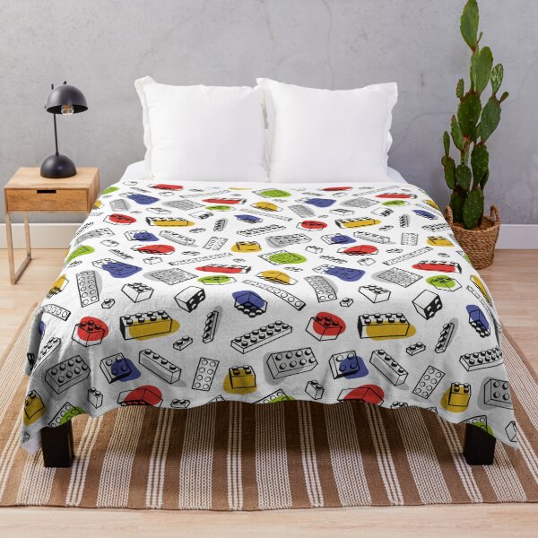 Vista previa del artículo con la obra «Juega conmigo // fondo blanco azul rojo naranja sombra verde gris y amarillo mostaza niños bloques de construcción de plástico ladrillos juguetes», diseñado y vendido por SelmaCardoso.