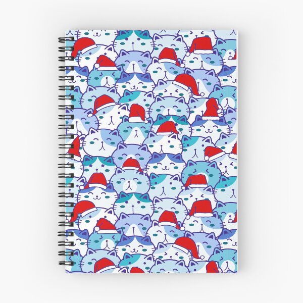 Item preview, Merry catmas pattern, meowy catmas patterns designed and sold by KlaraMacinka.