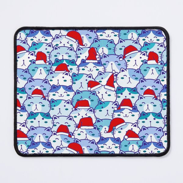 Item preview, Merry catmas pattern, meowy catmas patterns designed and sold by KlaraMacinka.