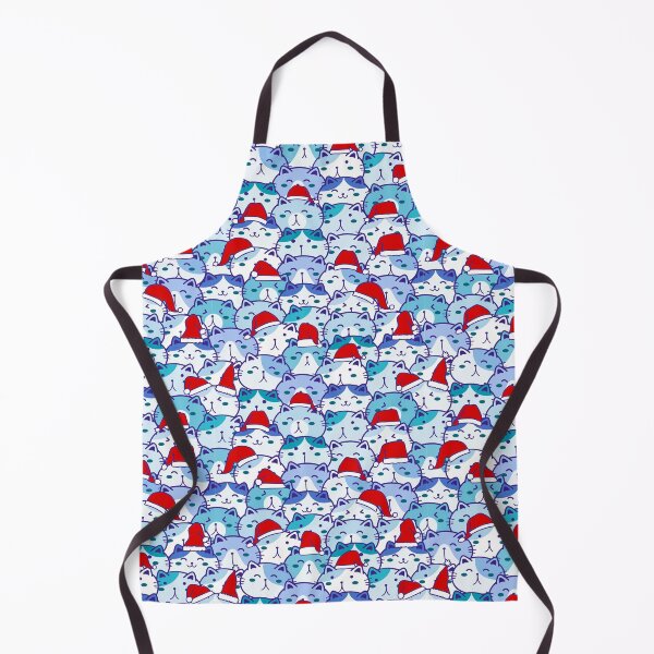 Item preview, Merry catmas pattern, meowy catmas patterns designed and sold by KlaraMacinka.