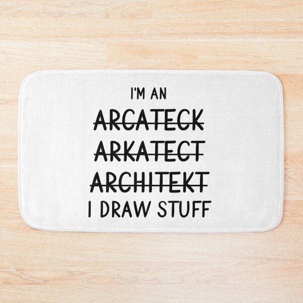 Item preview, I Draw Stuff Architect Mug, Funny Architecture Gift for Men and Women - Great for Student Graduation or Profession - Best Drafting Gag  designed and sold by TeesYouWant.