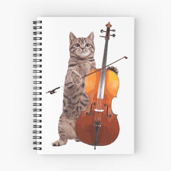 Item preview, Cello Cat - Meowsicians designed and sold by StrawberryMo.