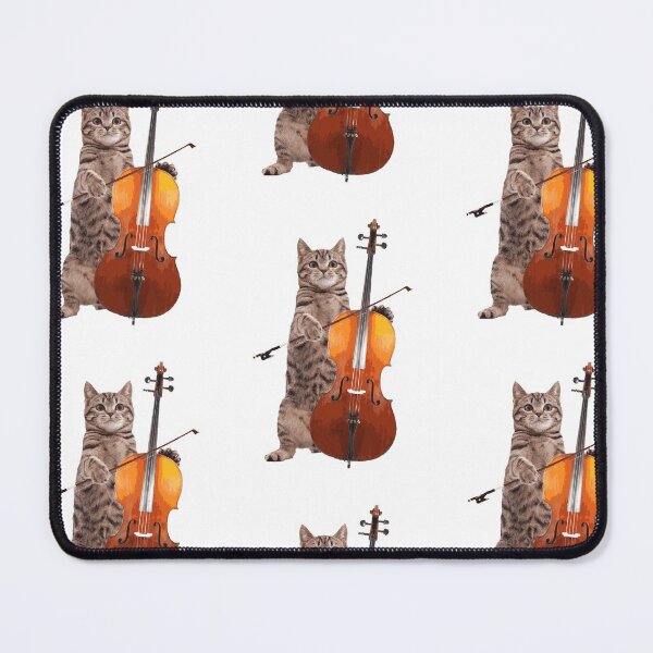 Item preview, Cello Cat - Meowsicians designed and sold by StrawberryMo.