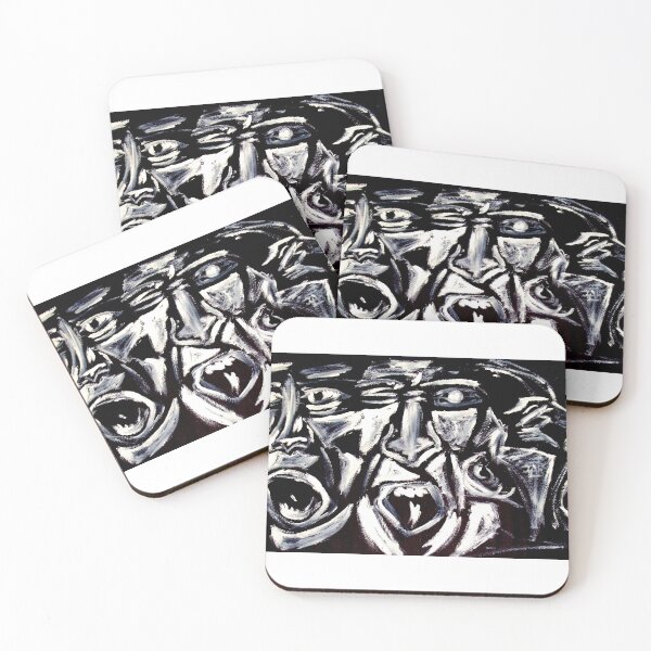 Item preview, Merged Disturbed Faces designed and sold by Claudine West.