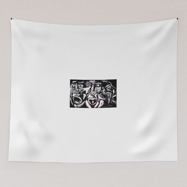 Item preview, Merged Disturbed Faces designed and sold by Claudine West.