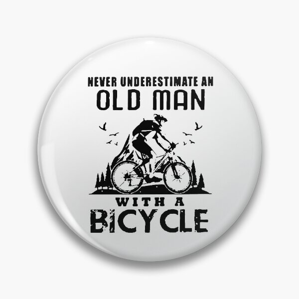 Item preview, Old man with a bicycle Essential Gifts ,Gift Mom,Gift dad,Gift friend Funny Art Design Happy Apparel Essential Inspiration Joy Mood designed and sold by DesignByHeartUK.