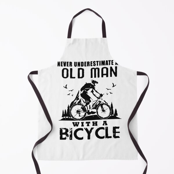 Item preview, Old man with a bicycle Essential Gifts ,Gift Mom,Gift dad,Gift friend Funny Art Design Happy Apparel Essential Inspiration Joy Mood designed and sold by DesignByHeartUK.