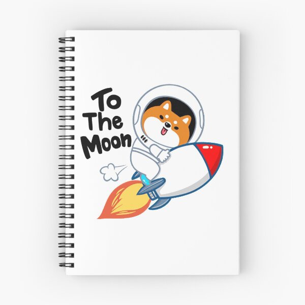 Item preview, Shiba Inu to the moon designed and sold by KoolyDesign.
