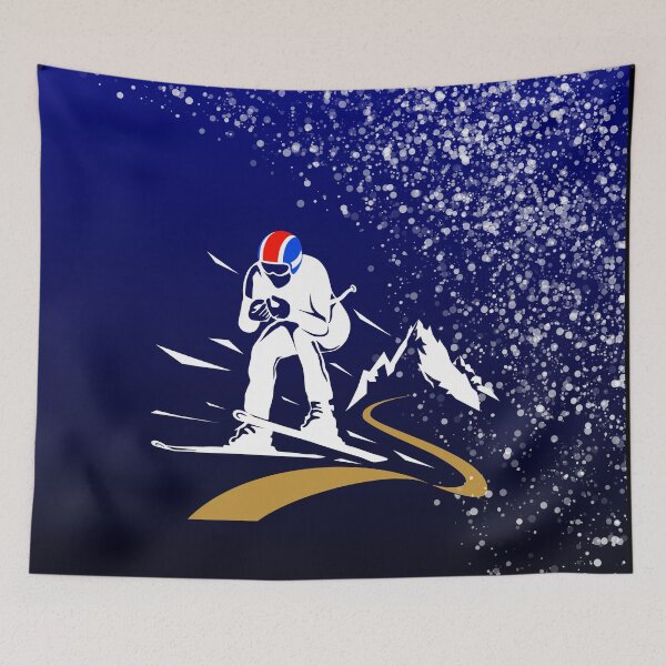 Item preview, Skiing | Airborne Downhill Skier | Ski designed and sold by Pentimore.